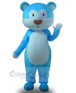 Blue Baby Bear Mascot Costume Animal