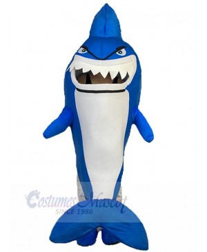 Blue Shark Adult Mascot Costume Animal