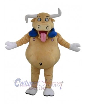 Funny Bull Mascot Costume Animal
