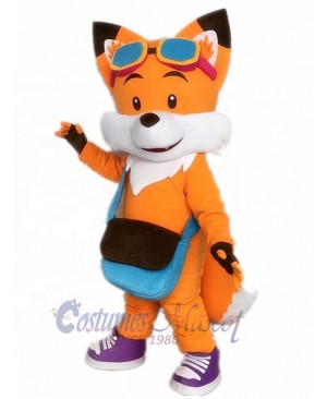 Funny Orange Fox Mascot Costume Animal