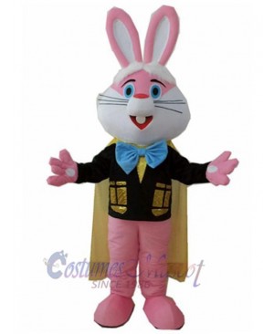 Fashion Pink Rabbit Mascot Costume Animal