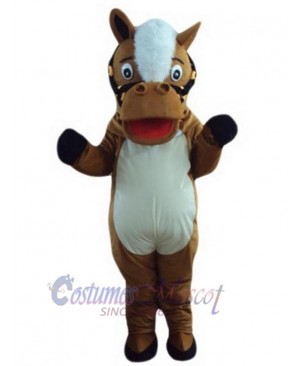 Lovely Horse Mascot Costume Animal