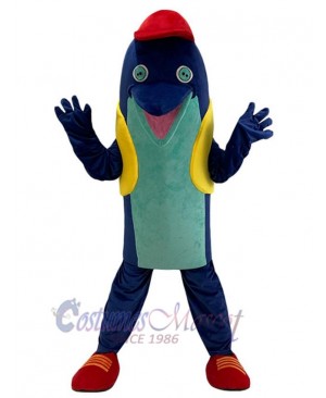 Colorful Dolphin Mascot Costume Ocean