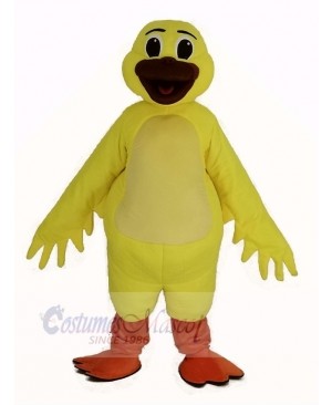 Yellow Waddles Duck Mascot Costume Animal