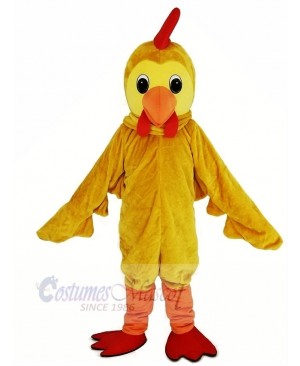 Yellow Cock Rooster Mascot Costume