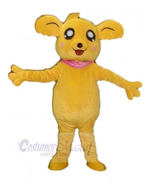 Cartoon Golden Bear Mascot Costume Animal