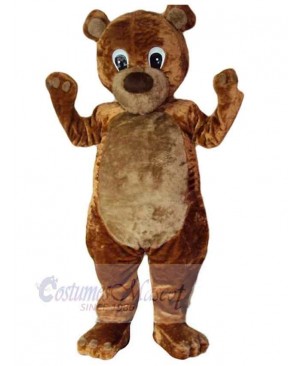 Baby Brown Bear Mascot Costume Animal