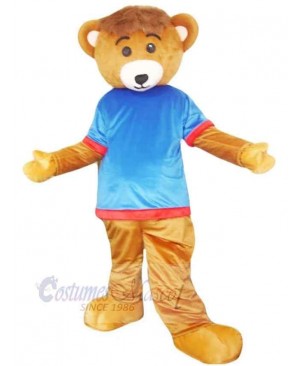 Tall Brown Bear Mascot Costume Animal