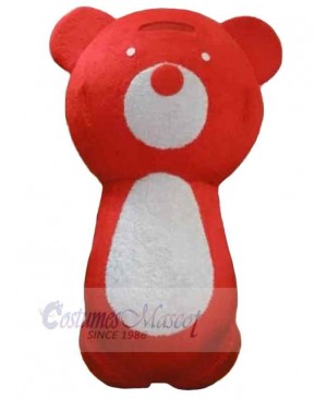 Baby Red Bear Mascot Costume Animal