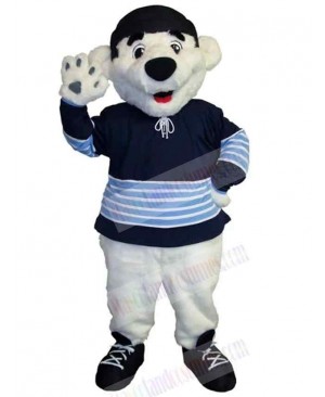 Power Ski Bear Mascot Costume Animal