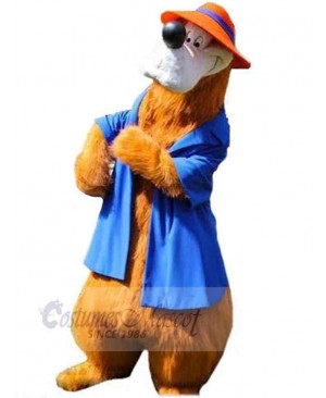 Superb Cartoon Bear Mascot Costume Animal