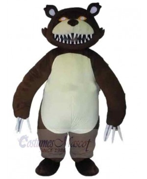 Bear with Sharp Claws Mascot Costume Animal