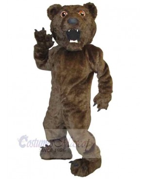 Vigorous Brown Bear Mascot Costume Animal