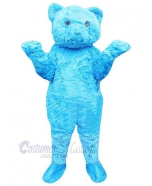 All Blue Bear Mascot Costume Animal