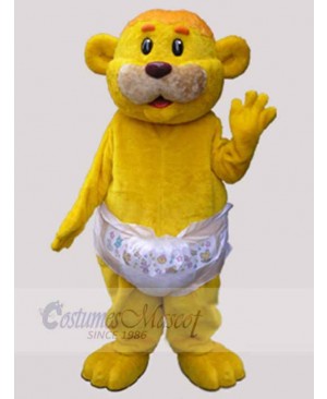 Adorkable Yellow Bear Mascot Costume Animal