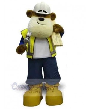 Work Bear 1 Mascot Costume Animal