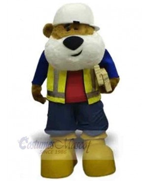 Work Bear 2 Mascot Costume Animal