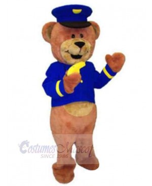 Teddy Bear Policeman Mascot Costume Animal