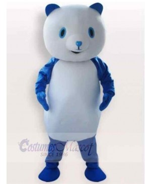 Bear with Blue Ears Mascot Costume Animal