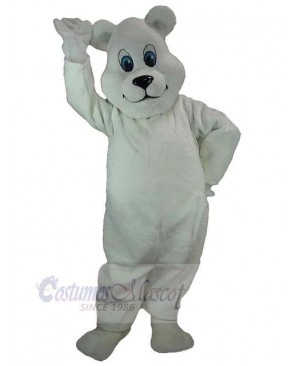 Breezy Polar Bear Mascot Costume Animal