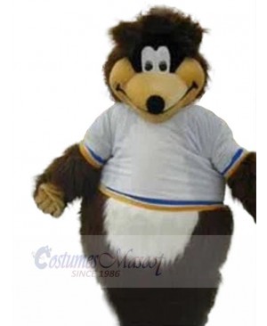 Fat Brown Bear Mascot Costume Animal