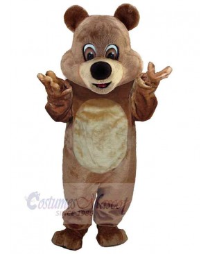 Friendly Bear Mascot Costume Animal