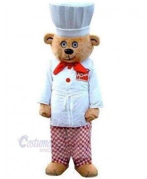 Chef Bear Mascot Costume Animal