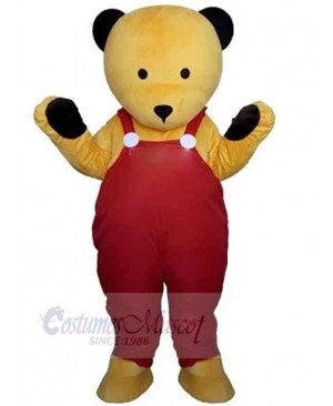 Yellow Teddy Bear Mascot Costume Animal