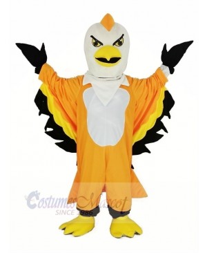 Orange Thunderbird Mascot Costume Animal