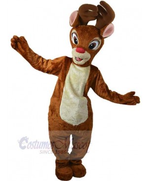 Christmas Kindly Rudolph Mascot Costume Animal