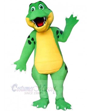 Happy Alligator Mascot Costume Animal