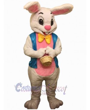 Friendly Bunny Rabbit Mascot Costume Animal