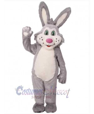 Gray Bunny Girl Mascot Costume Animal