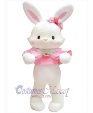 Cartoon White Rabbit Mascot Costume