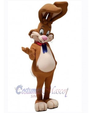 Cartoon Brown Bunny Mascot Costume