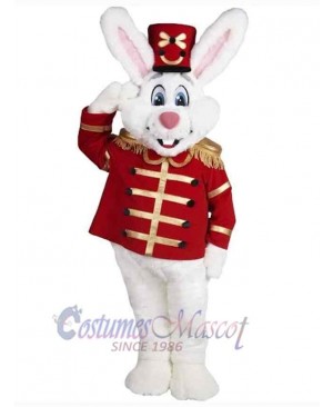 Soldier Rabbit Mascot Costume Animal