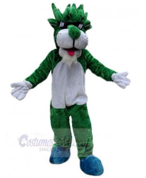 Cool Green Cheetah Mascot Costume For Adults Mascot Heads