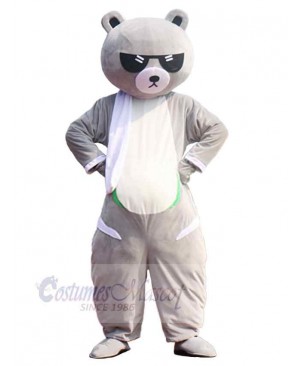 Cool Grey Bear Mascot Costume For Adults Mascot Heads