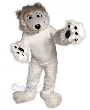 Friendly Polar Bear Mascot Costume For Adults Mascot Heads