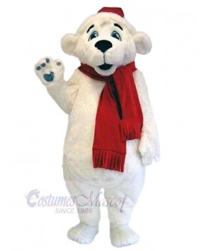 Lovely Polar Bear Mascot Costume For Adults Mascot Heads