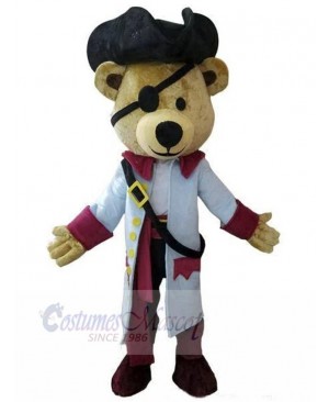 Funny Pirate Bear Mascot Costume For Adults Mascot Heads