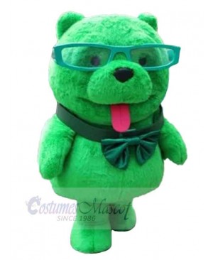 Strong Green Bear Mascot Costume For Adults Mascot Heads