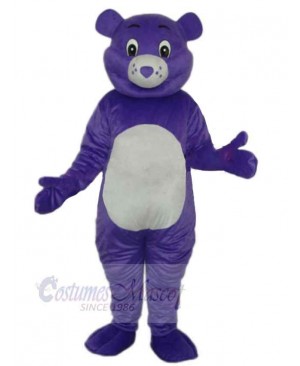 Adorable Purple Bear Mascot Costume For Adults Mascot Heads
