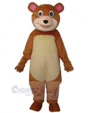 Cute Brown Bear Mascot Costume For Adults Mascot Heads