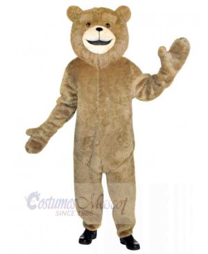 Brown Teddy Bear Mascot Costume For Adults Mascot Heads