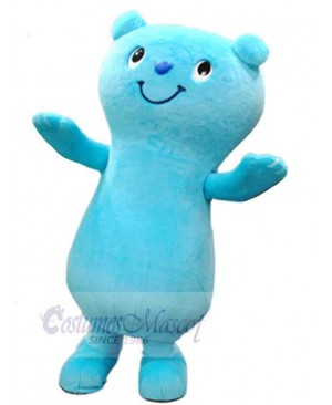 Yumo Blue Bear Mascot Costume Animal