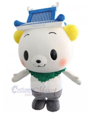 Big White Bear Mascot Costume Animal