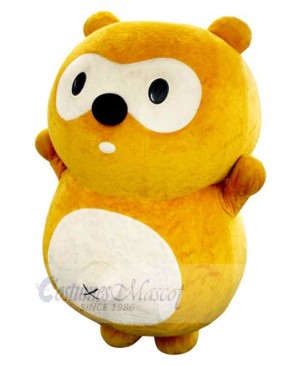 Giant Yellow Bear Mascot Costume Animal