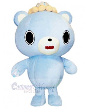 Light Blue Bear Mascot Costume Animal