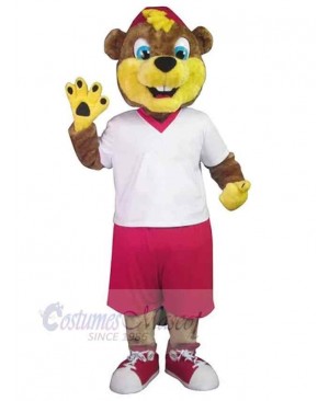 Sports Beaver Mascot Costume Animal